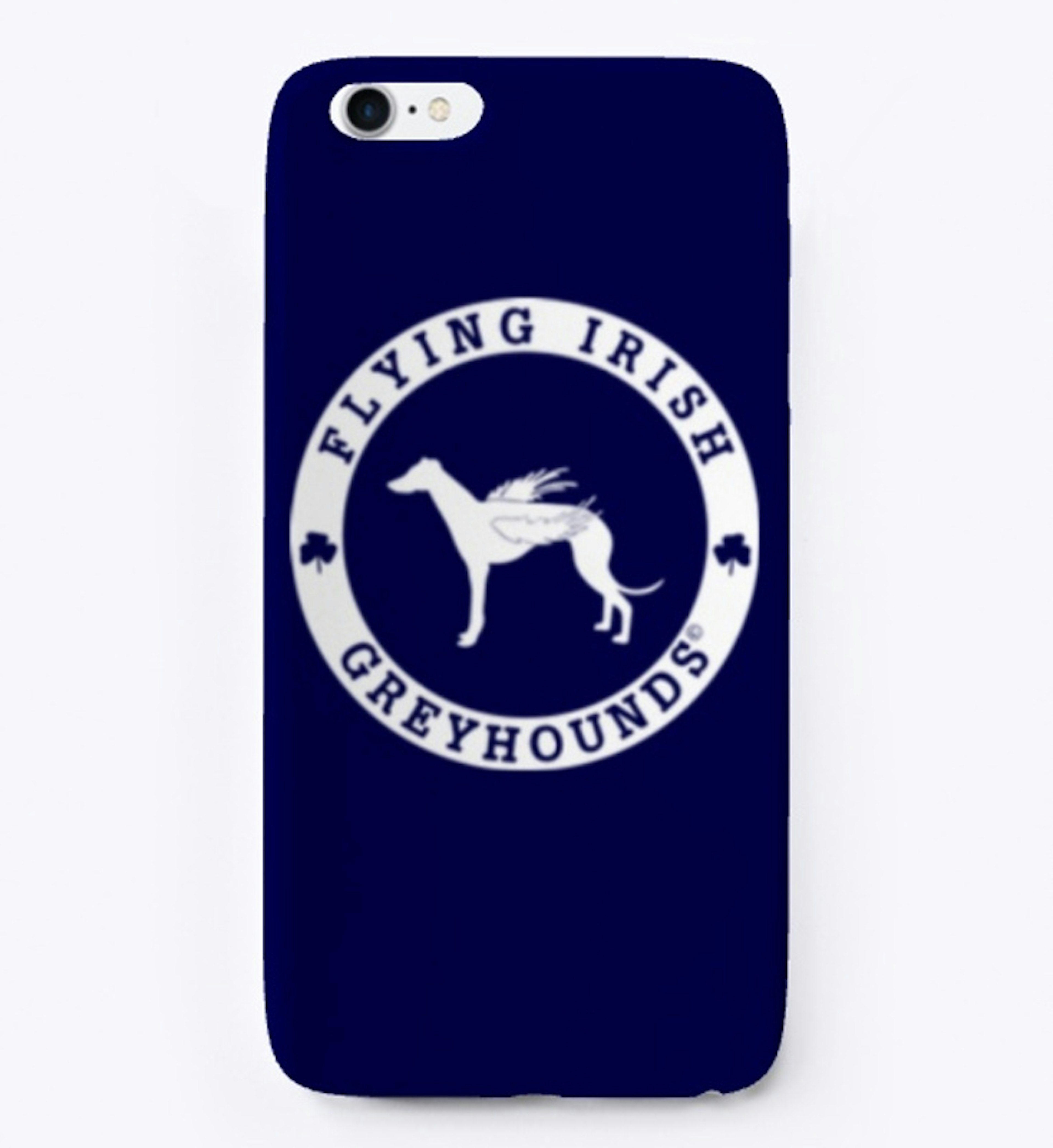 Flying Irish Greyhounds iPhone Case